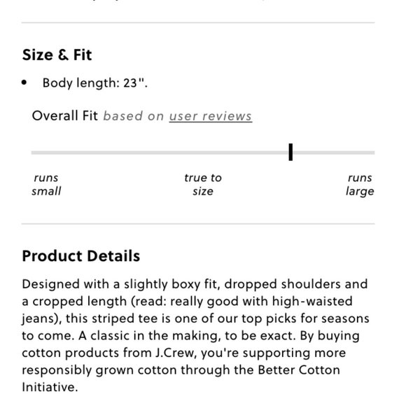 J. Crew | 3/4 slub cotton T-shirt NWT - Picture 3 of 3